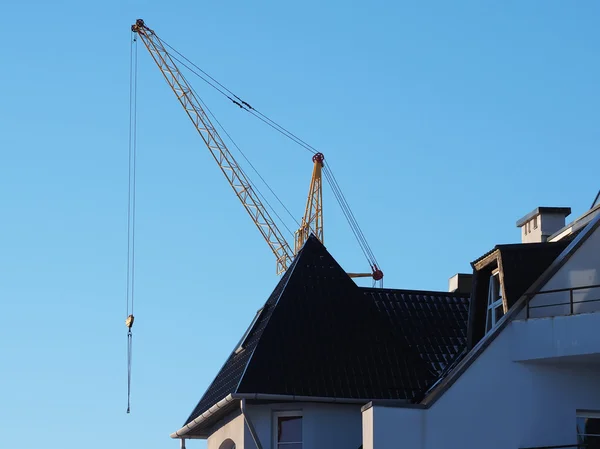 Grúa de construcción — Foto de Stock