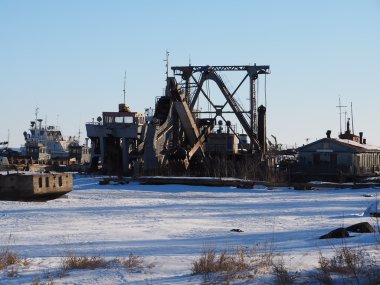 Rıhtımda eski gemiler