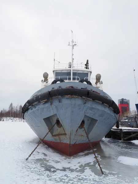 Oude schepen in de haven — Stockfoto