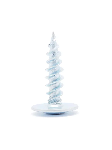 Screw on a white background — Stock Photo, Image