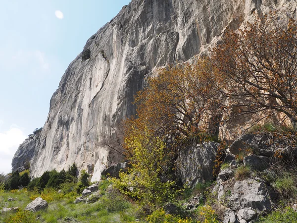 Crimea rocas naturaleza paisaje — Foto de Stock