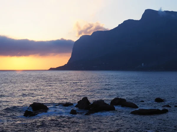 denizde gün batımı