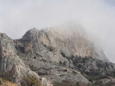 sis dağlarda. Kırım