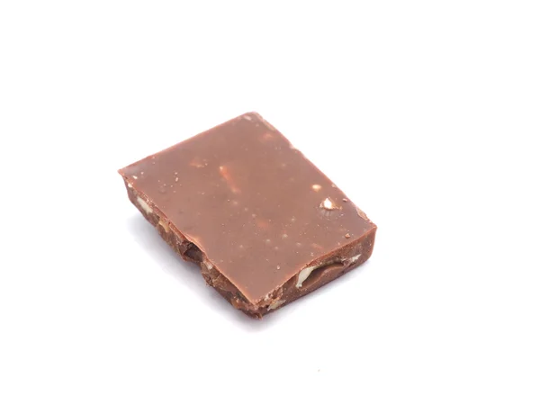 Chocolate em um fundo branco — Fotografia de Stock