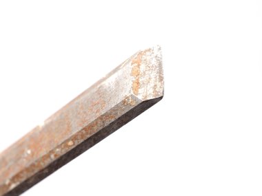 Beyaz bir arka plan üzerinde kalem ucu