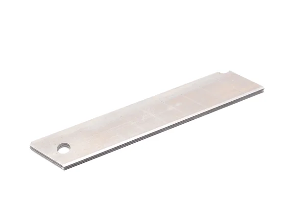 Cuchillo de hoja reemplazable sobre un fondo blanco —  Fotos de Stock