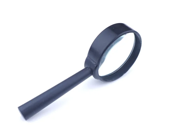 Magnifier on a white background — Stock Photo, Image