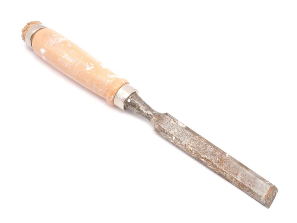 Chisel on a white background — Stock Photo, Image