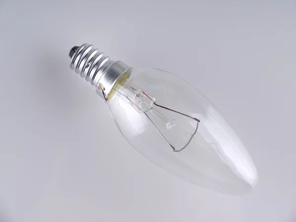 Lightbulbs on a gray background — Stock Photo, Image