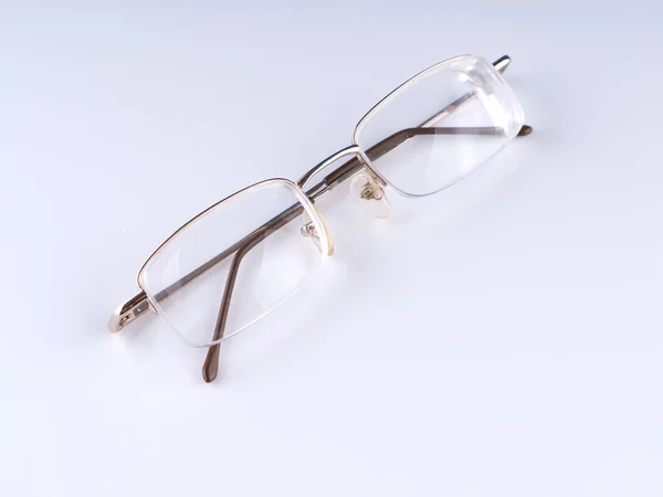 Szemüveg egy szürke háttér — Stock Fotó