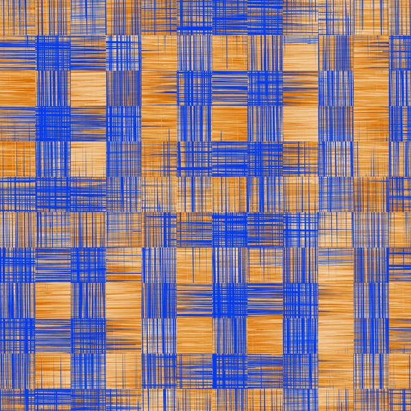 Fond abstrait avec des rangées de carrés rayés et à carreaux — Photo