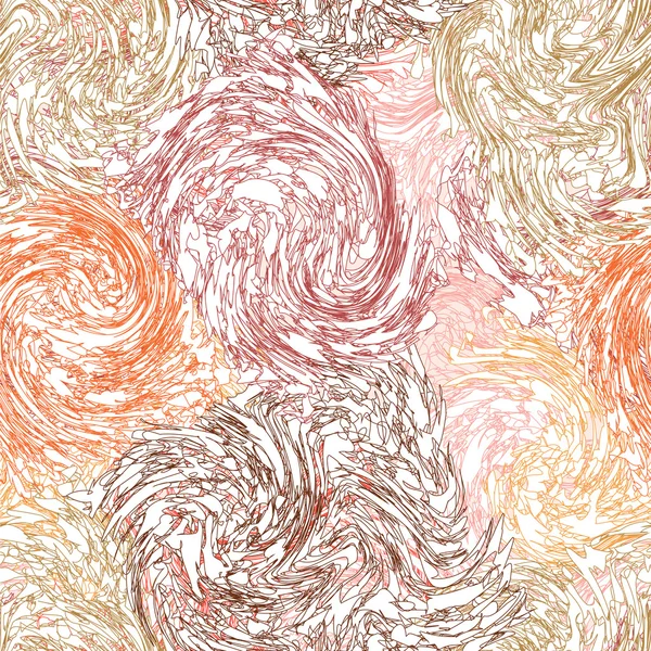 Grunge manchado, remolinado l patrón sin costuras en colores pastel — Archivo Imágenes Vectoriales
