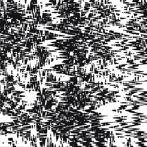Černá a bílá grunge pruhované cik cak dynamické pozadí — Stock vektor