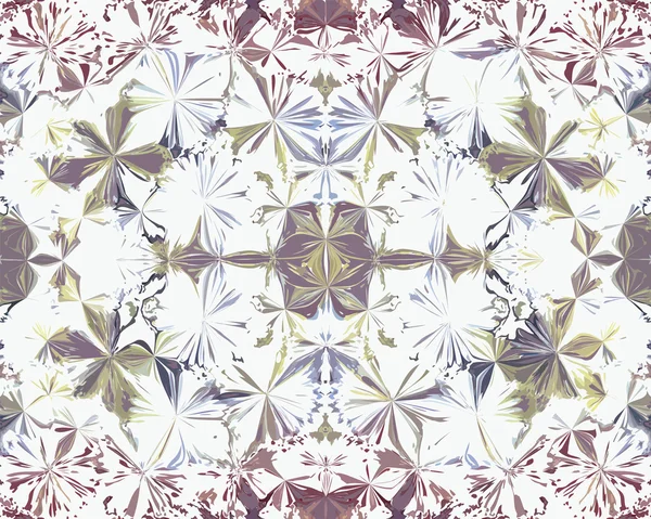 Grunge symétrique rayé et motif sans couture teinté dans des couleurs pastel — Image vectorielle