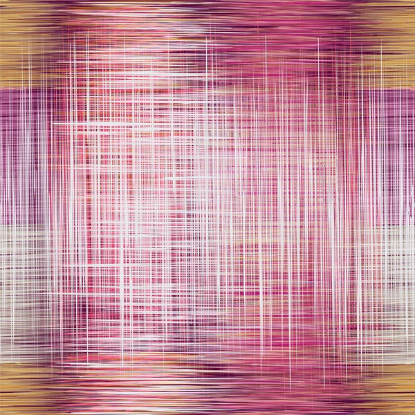 Grunge gestreift und kariert nahtloses Muster in den Farben weiß, violett, rosa — Stockvektor