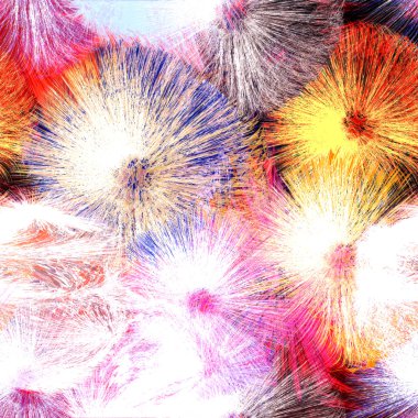 Renkli sıçramasına parlak elemanları ile arka plan