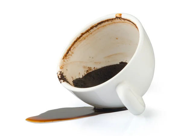 Пролитый кофе — стоковое фото