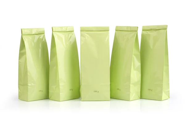 Green packages — Stock Photo, Image