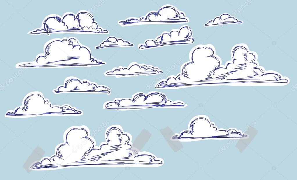 Hand Drawn Clouds