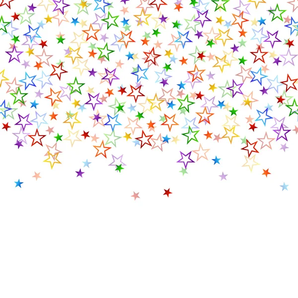 Tarjeta de estrellas de celebración — Vector de stock