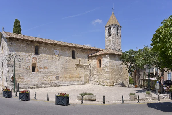 Egyház a Tourrettes-sur-Loup, Franciaország — Stock Fotó