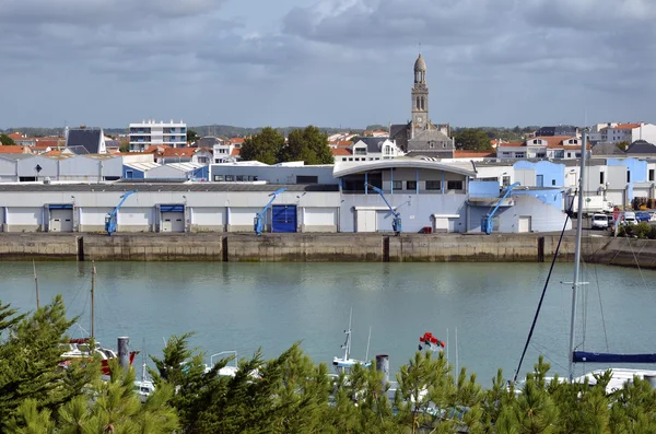Port of Saint-Gilles-Croix-de-Vie in France — Stock Photo, Image