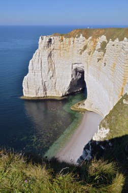 etretat Fransa'nın ünlü uçurumlar