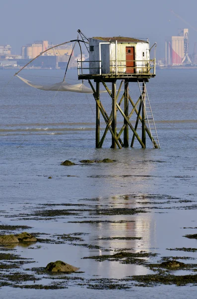 Carrelet at Saint Brevin les Pins in France — Stock Photo, Image