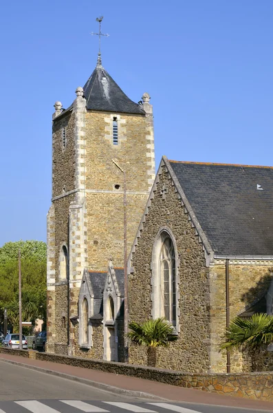 Iglesia de San Brevin les Pins en Francia —  Fotos de Stock