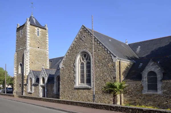 Iglesia de San Brevin les Pins en Francia —  Fotos de Stock