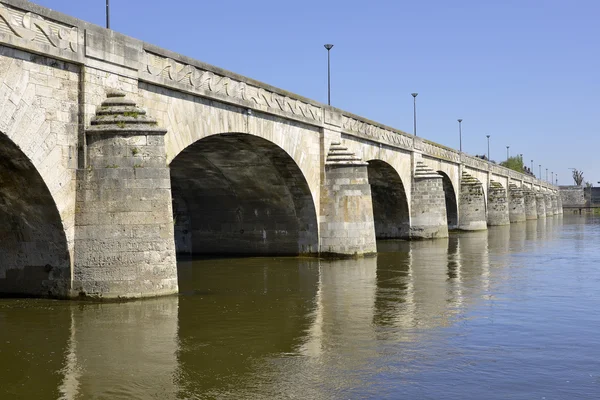 Puente de Cessart en Saumur en Francia —  Fotos de Stock