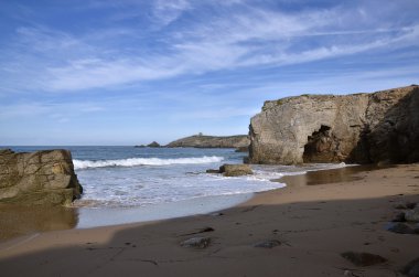 Arche cliff, Quiberon içinde
