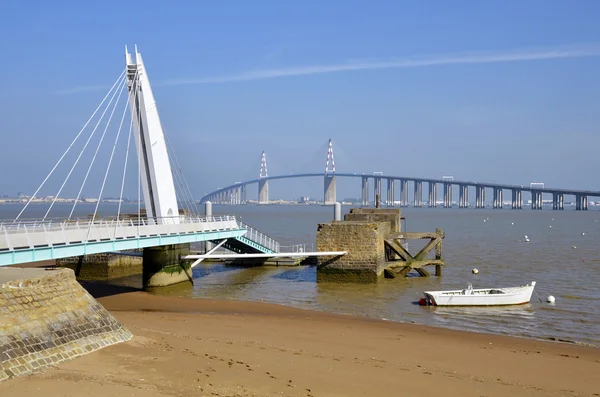 Ponte di Saint Nazaire in Francia — Foto Stock