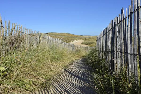 Yol Quiberon Fransa tepeleri — Stok fotoğraf