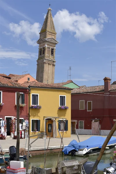 Pueblo de Burano en Italia — Foto de Stock