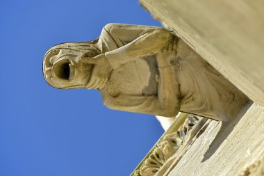 Çirkin yaratık Katedrali Bayeux Fransa