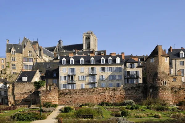 Старый город Ле-Ман во Франции — стоковое фото