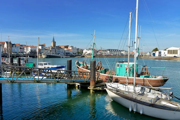 Porto Città Les Sables Olonne Comune Francese 056 Abitanti Situato — Foto Stock