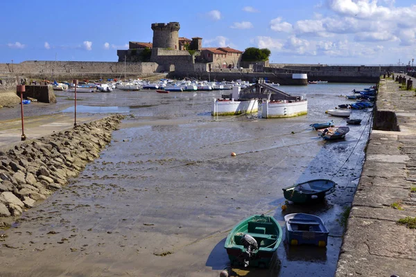 Zámek Přístav Socoa Který Okresem Cibourre Urrugne Departementu Pyrnes Atlantiques — Stock fotografie