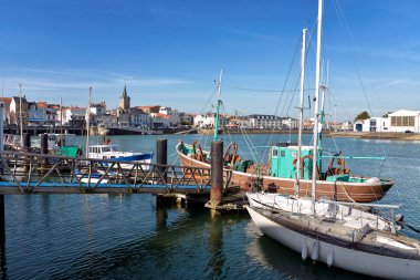 Les Sables d 'Olonne Limanı, Fransa' nın batısındaki Pays de la Loire bölgesinde Vendee bölümünde komün.