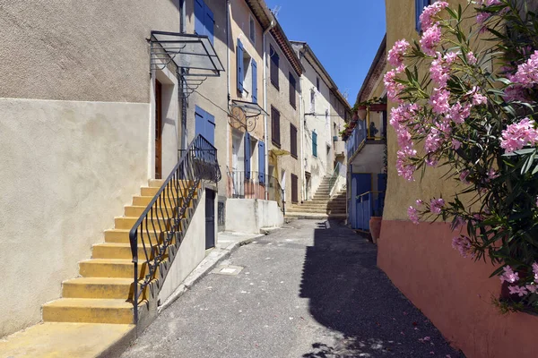 Calle Típica Greoux Les Bains Una Comuna Departamento Alpes Haute — Foto de Stock