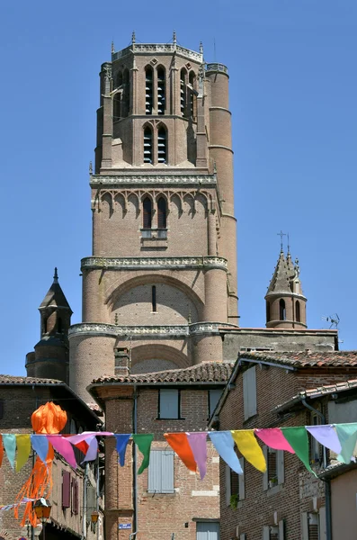 Bell tower av Albi i Frankrike — Stockfoto