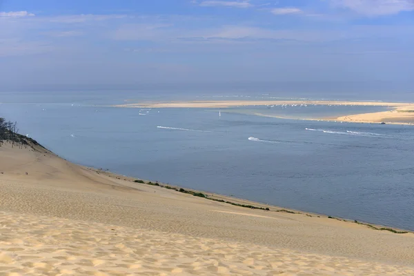 Dune Pilat görülen Banc of Arguin — Stok fotoğraf