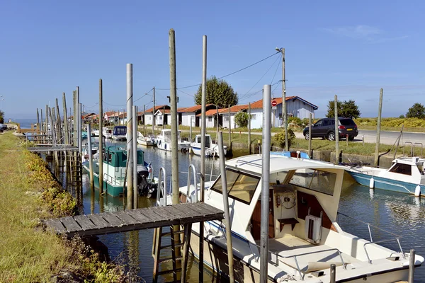 Port av Audenge i Frankrike — Stockfoto