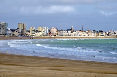 Les Sables Olonne Fransa Beache