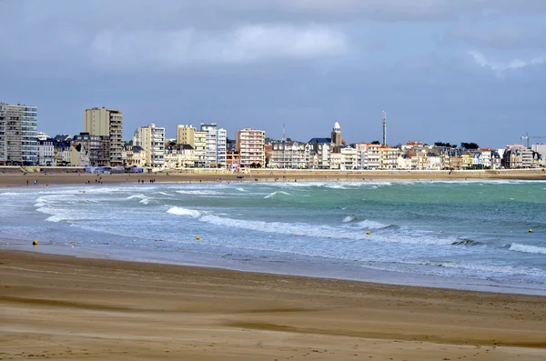 Παραλία της Les Sables Olonne στη Γαλλία — Φωτογραφία Αρχείου