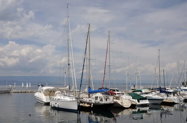 Port de Thonon les Bains en France — Photo