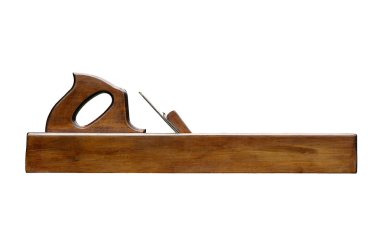 İzole ahşap uçak aracı