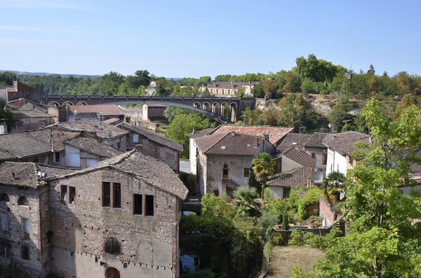 Mieście Gaillac we Francji — Zdjęcie stockowe