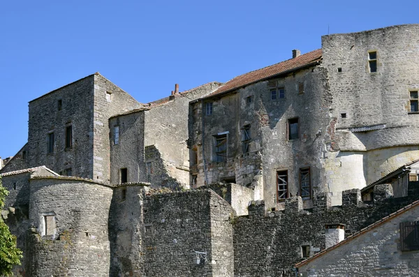 Falu a Cordes-sur-Ciel Franciaországban — Stock Fotó